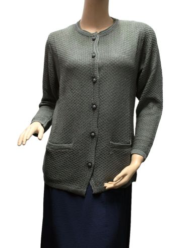 Chaqueta de verano para señora. Detalle frontal.