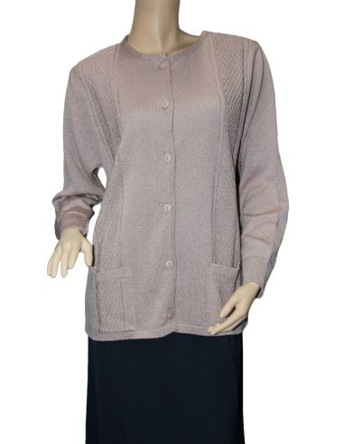 Chaqueta boba de primavera verano para mujer. Detalle frontal.