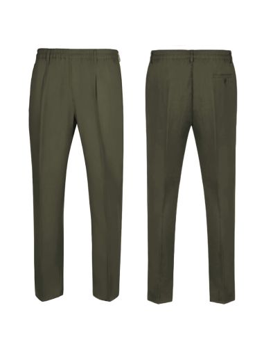Pantalón clásico de verano para caballero. Color gris claro.