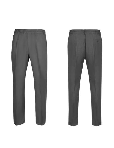 Pantalón clásico de verano para caballero. Color gris claro.