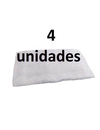 Pack 4 gasas absorbentes de algodón