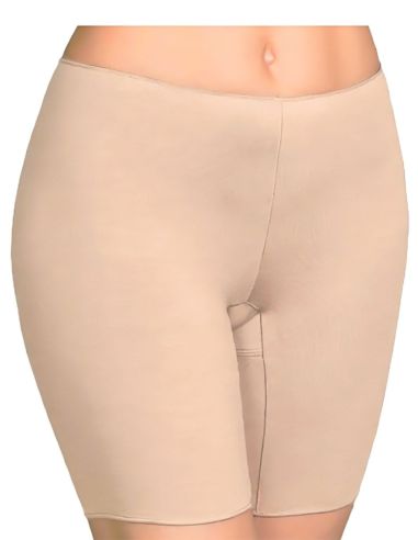Braga pantalón de suave poliamida. Detalle color.