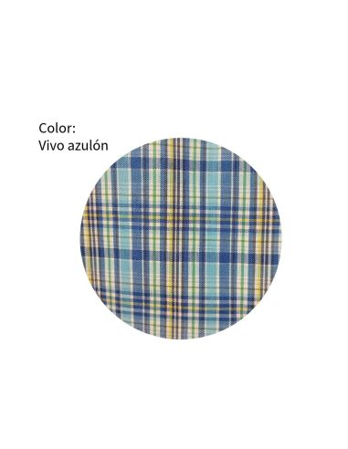 Casaca vichy mujer sin mangas. Color verde 1 frontal.