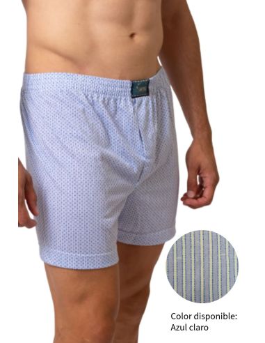 Calzoncillo bóxer para hombre. Detalle frontal.