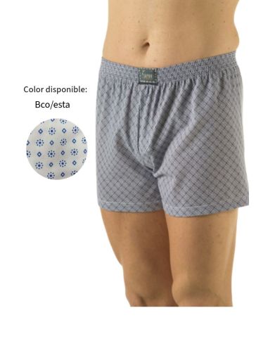 Calzoncillo bóxer para hombre. Detalle frontal.