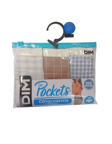 Pack 3 braguitas culotte, varios estampados frontal