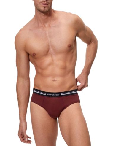 Slip cerrado de hombre con cintura extra suave. Delantero. Color Blanco