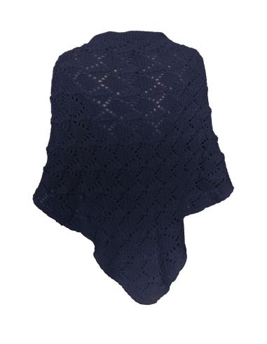 Toquilla de tricot para mujer. Detalle dorsal.