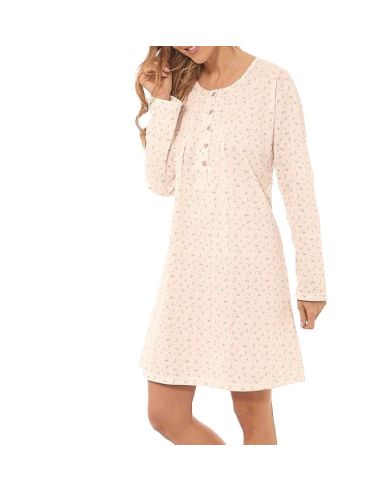 Camisola de punto invierno para mujer. Detalle frontal.