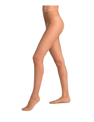 Media panty bronceadora, cinturilla confort