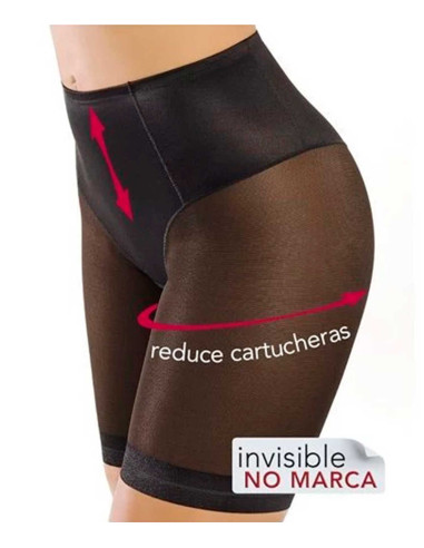 Culotte reductor negro de microfibra