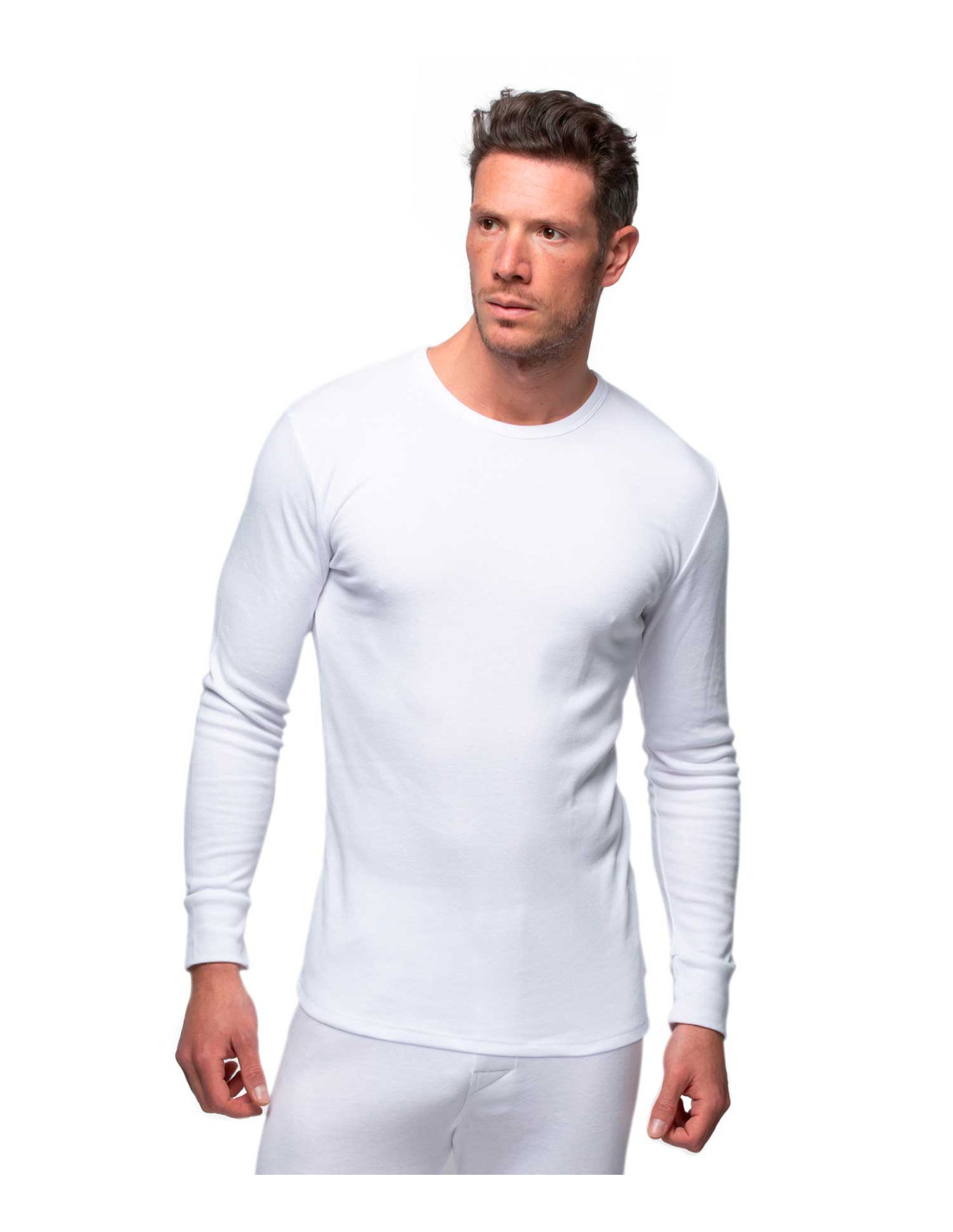 Camiseta térmica larga algodón de hombre| 24