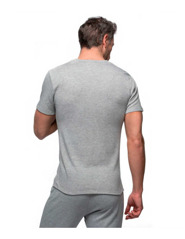 Camiseta interior térmica manga corta en fibra de hombre