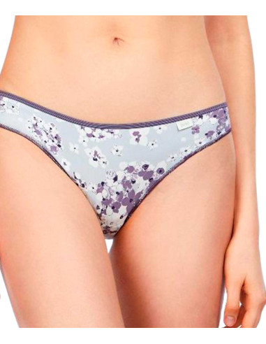 Braguita bikini poliamida estampada flores