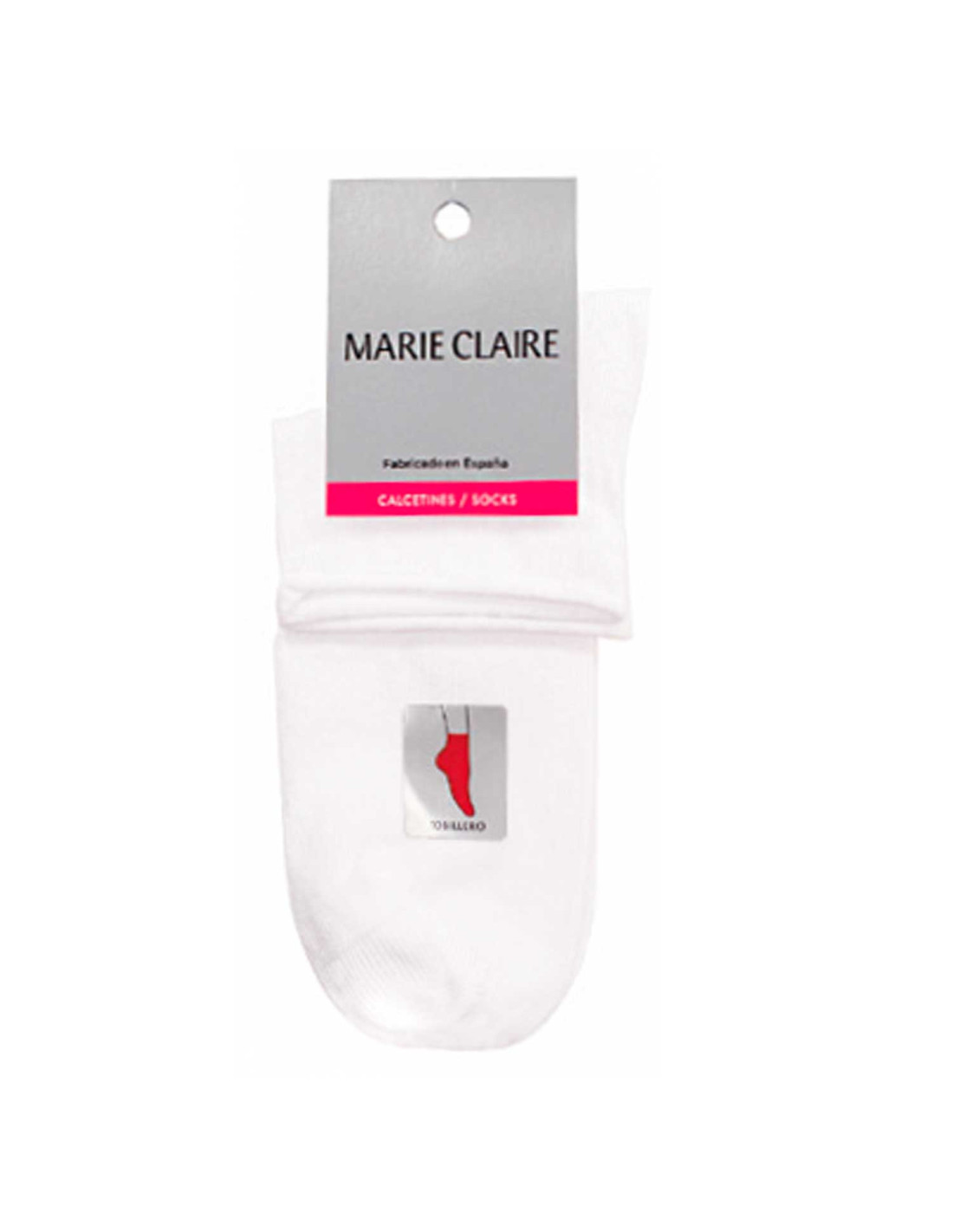 Calcetín mujer tobillero goma algodón Marie Claire| Envíos 24 h