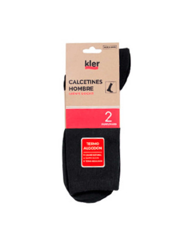 2 Packs calcetines hombre, calor natural