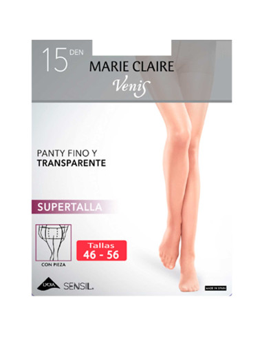 Panty transparente supertalla 15 Den
