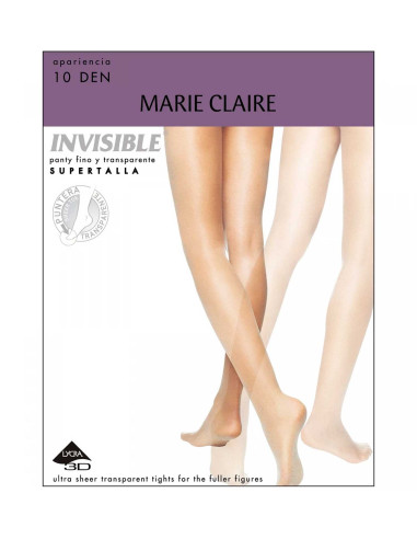 Panty invisible supertalla 10 Dens