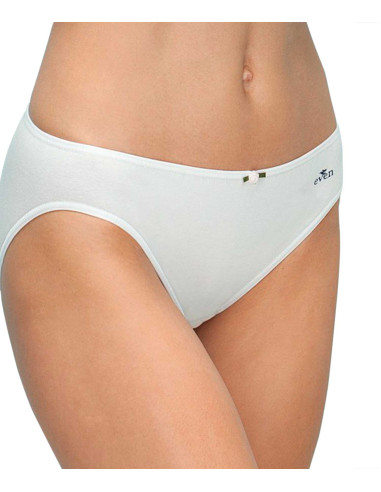 Braga bikini lisa en algodón