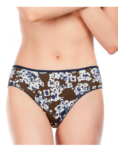 Braguita bikini poliamida estampada flores