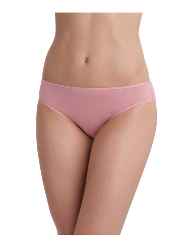 Packs 2 bragas bajas algodón elástico de mujer rosa 1