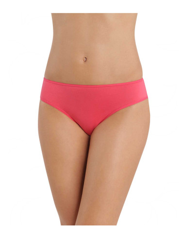 Packs 2 bragas bajas algodón elástico de mujer rosa 1