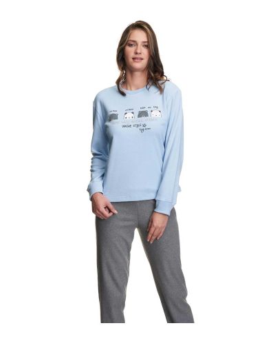 Pijama mujer de invierno, cuatro osos