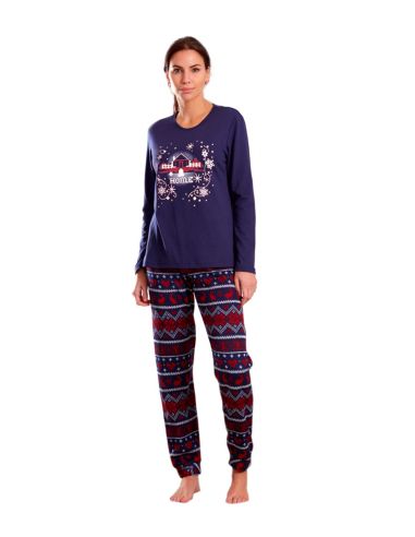 Pijama invierno mujer, copos de nieve