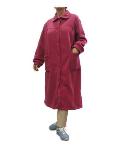 Bata rizo invierno mujer, canesú