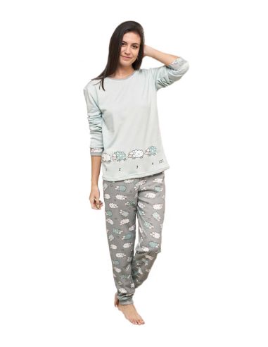 Pijama invierno mujer, ovejas para contar