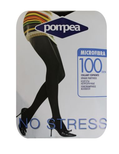 Panty 100 dens microfibra. Frontal.