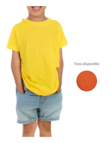 Camiseta básica manga corta niño