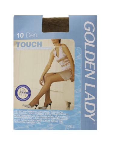 Media panty de verano 10 Deniers para mujer. Tono goby.