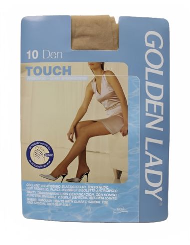 Media panty de verano 10 Deniers para mujer. Tono goby.