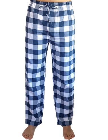 Pantalón largo de pijama para invierno. Detalle frontal.