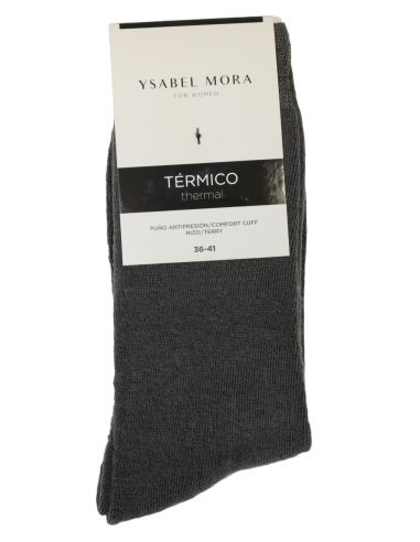 Calcetín termal rizo con puño mujer, Ysabel Mora