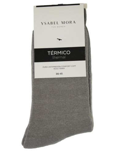 Calcetín termal rizo con puño mujer, Ysabel Mora