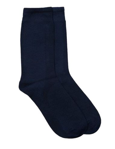 Calcetines básicos de suave modal para mujer en colores lisos. Tono marengo.