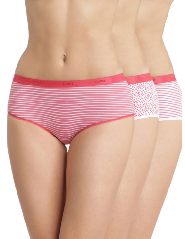 Pack 3 braguitas culotte, varios estampados frontal