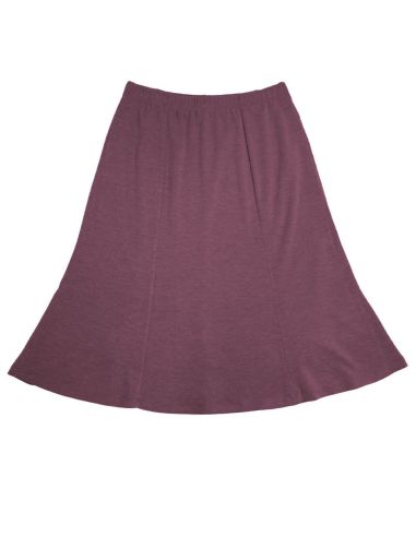 Falda de invierno para mujer. Detalle frontal.