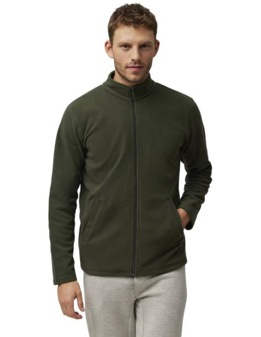 Chaqueta polar térmica para hombre. Color gris.