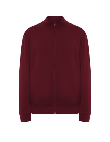 Chaqueta sudadera de invierno para hombre. Detalle frontal. Marino.