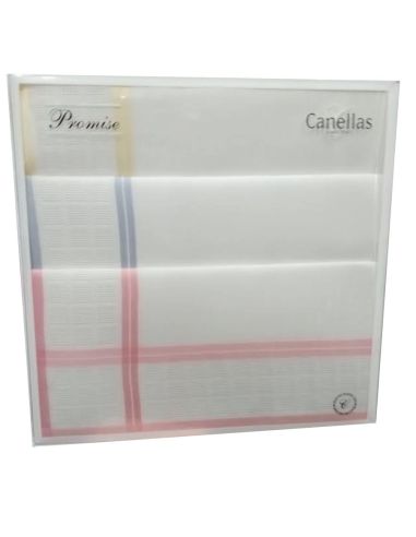 Caja pañuelos labrado señora, Canellas