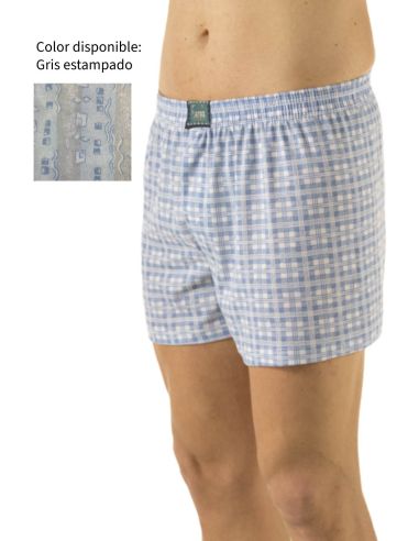 Calzoncillo bóxer para hombre. Detalle frontal.