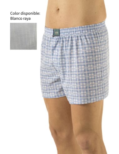 Calzoncillo bóxer para hombre. Detalle frontal.