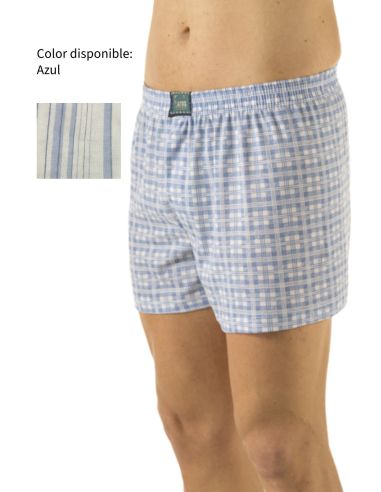Calzoncillo bóxer para hombre. Detalle frontal.