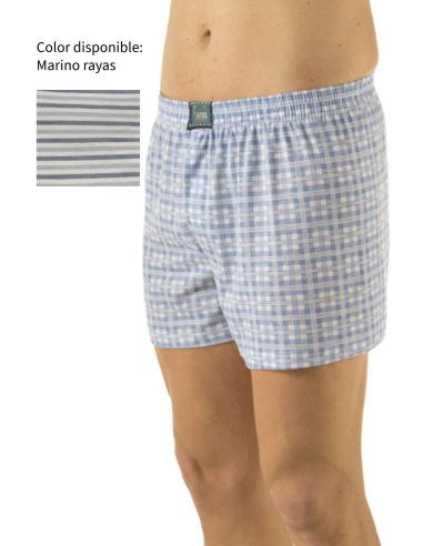Calzoncillo bóxer para hombre. Detalle frontal.