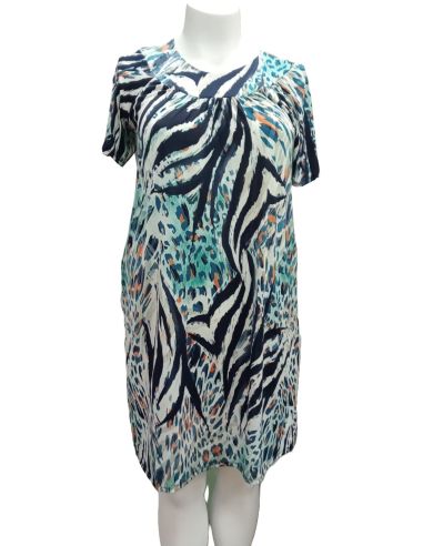 Vestido de verano para mujer. Detalle colores.
