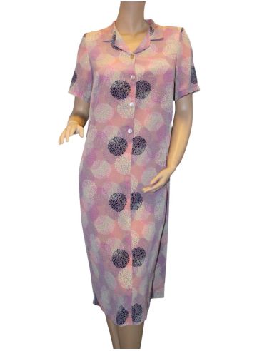 Vestido manga corta abierto por la espalda