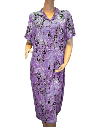 Vestido manga corta abierto por la espalda